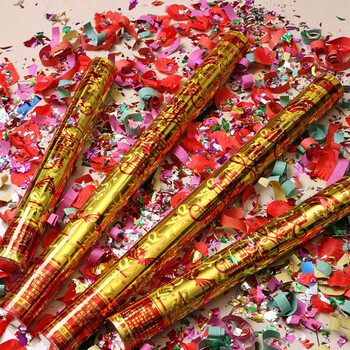 结婚用品礼炮 花瓣彩带礼花筒 婚礼礼花礼宾花 浪漫喜事手持彩炮 彩带