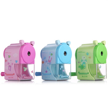 三木(SUNWOOD) 简约式手摇削铅笔机/卡通削笔机/削笔器/学生卷笔刀/转笔刀 粉色 5170 三木(SUNWOOD) 简约式手摇削铅笔机/卡通削笔机/削笔器/学生卷笔刀/转笔刀 粉色 5170