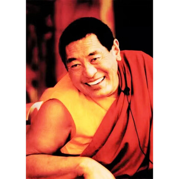 定制法王如意宝画像 相纸塑封 藏传密宗 法王晋美彭措 上师 a3:29.