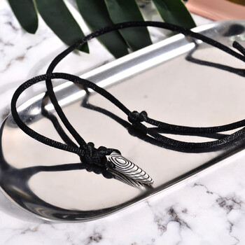 个性战狼2冷锋同款头925纯银项链男女歀锁骨链短款配饰品 空心子弹