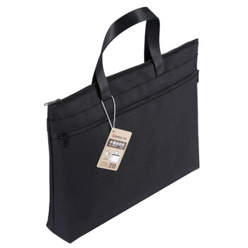 齐心(Comix) 双层手提事务包文件袋 大容量电脑会议公文包 黑 底部加宽A8160 齐心(Comix) 双层手提事务包文件袋 大容量电脑会议公文包 黑 底部加宽A8160