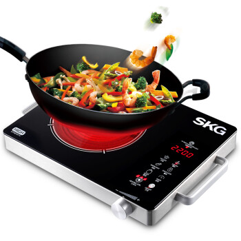 
                                        SKG电磁炉电陶炉家用茶壶炉不挑锅7环双控1645                