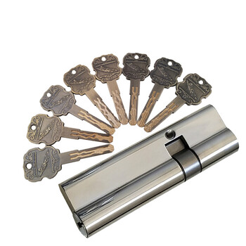 c级锁芯 不锈钢防盗门锁芯空转c级通用型d系超b级蛇形多轨道锁芯 32.