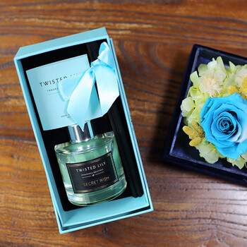 twisted lily无火香薰许愿精灵精油卧室家用藤条房间香水礼盒套装yw01