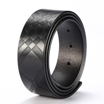 不带头皮带男士真皮头层牛皮无头带条无扣打孔板扣腰带身3.