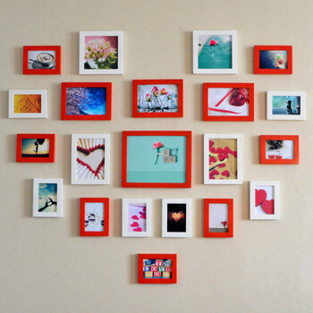 适合婚庆结婚创意组合相框 相片墙送高清画芯 自选颜色 自选图片