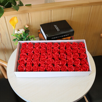 梦雯 厂家直销香皂花头三层水花大花头玫瑰花朵diy材料仿真花肥皂花头