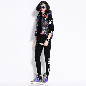自由呼吸秋冬新款棉衣女马甲大码外套韩版棉服女短款棉袄潮 凤凰兰-马甲 L