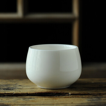 炎创 功夫茶具茶杯主人杯单杯陶瓷个人杯白瓷茶具茶盏茶碗品茗杯 款式