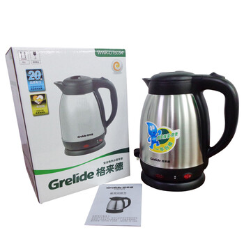 格来德（Grelide）电水壶304不锈钢PTC保温双层防烫1.5升WWK-D1503K