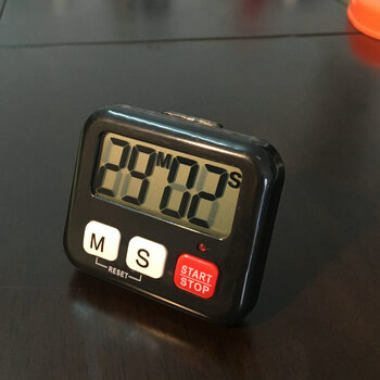 礼物可静音学生自习图书馆计时器提醒器按键无声厨房定时器可记忆抖音