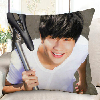 女朋友同学生日礼物周边定制定做 林俊杰抱枕 靠垫靠枕头 m 45x45cm
