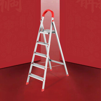 四步五步梯子 加厚落地人字梯 d-5021 五步梯【图片 价格 品牌 报价】