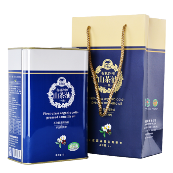 茶母山 食用油山茶油茶籽油物理压榨 2L*1桶