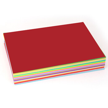 彩色打印纸 儿童手工折纸 diy彩纸 彩色复印纸 80g 100张/包 大红色