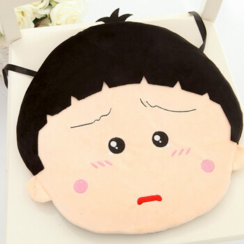 学生坐垫办公室餐桌坐垫儿童透气椅垫电脑四季休闲萌坐垫 委屈款坐垫