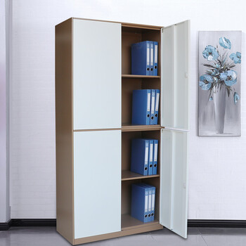 花辰卡箱铁皮柜文件柜资料柜矮柜fc挂劳柜四斗柜档案柜 黑色一字卡箱 