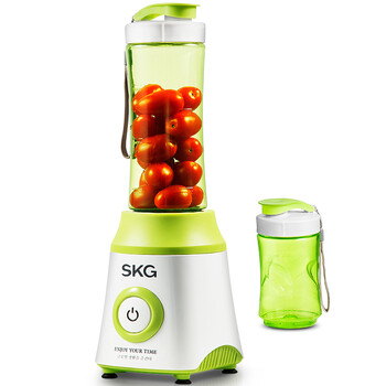 SKG榨汁机多功能料理机便携式搅拌机2070绿色