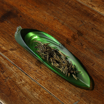 琉璃茶则 手工磨砂精制 茶道具 零配 茶荷 琉璃质感 新品