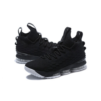 詹姆斯15代气垫篮球鞋男高帮lbj黑银骑士詹15实战靴lebron鸳鸯色 全