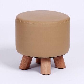 墩子板凳时尚创意小皮凳矮凳软凳圆凳沙发茶几换鞋墩子家用搁脚凳方凳