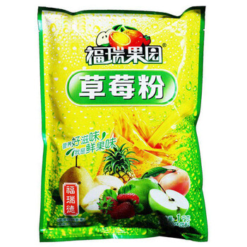 福瑞德 草莓粉1000g/袋 速溶固体饮料果珍特浓果汁粉