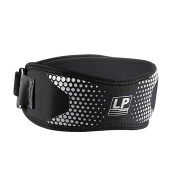 LP髌骨带可调节式运动护膝男女跑步运动护具篮球装备CT73 均码 银色