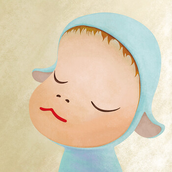 奈良美智装饰画梦游娃娃客厅组合画北欧现代简约卡通挂画多联餐厅 6