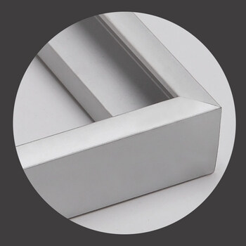 铝合金画框装裱框8开北欧简易装饰4k欧式相框挂墙卡纸海报框定制 平面