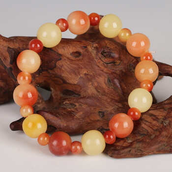 寿山五彩芙蓉石手串