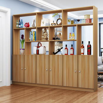 进门屏风入户玄关柜简约现代隔断柜门厅现代简约酒柜鞋柜组合柜柜 浅