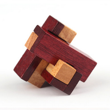 乐智由我孔明锁鲁班锁大人儿童益智玩具解锁拆装 潜伏