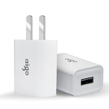 aigo ADP01 5W USB充电器/充电头 适用于苹果安卓手机平板 白色