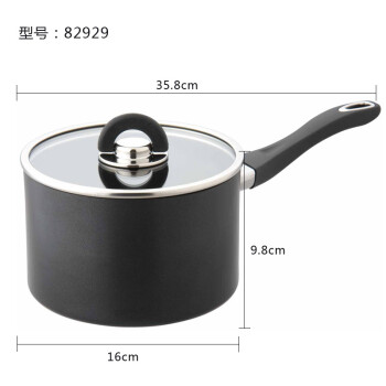 
                                        MEYER/美亚汤奶锅 磐石系列 16cm/18cm不粘汤奶锅 婴儿辅食锅具电磁炉通用 82929--16cm                