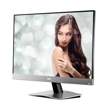 AOC T2369MD 23英寸宽屏窄边框IPS广视角LED背光液晶显示器（带电视功能）（黑/银色）