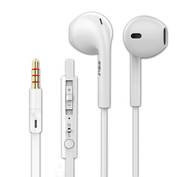
                                        桐之音TZY E109 入耳式 手机耳机 线控 带麦  带话筒 兼容3.5mm音频设备 白色                