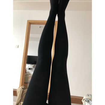 袜秋冬加绒加厚款女丝袜子防勾显瘦压力美腿塑形打底连裤子 黑色春秋