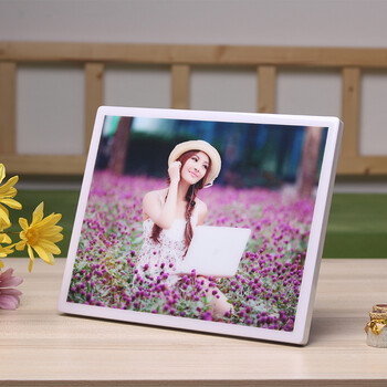 烤瓷水晶相框摆台定制做韩版8寸婚纱照片冲印加相框 直边大韩烤瓷水晶