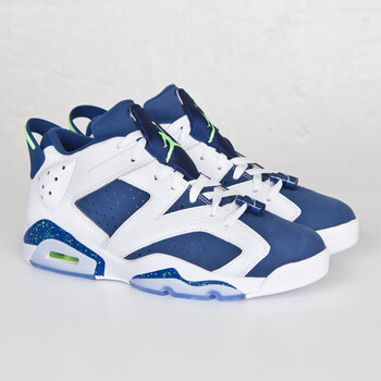 air jordan 6 aj6 乔6 雪碧 白蓝 低帮 768881-304401-106 304401-106