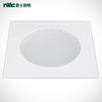 雷士照明NVC 现代简约吸顶灯厨卫灯厨房灯卫生间灯平板灯具 嵌入式1023方形 LED10W白光