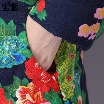 宝萱 2015秋冬装新款夹棉加厚衬衫外套长袖加棉衬女棉衣潮7637 图色 L