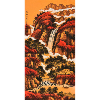 当代实力山水画家 王亚校《富水长流》06拍卖已结束黑龙江美协会员