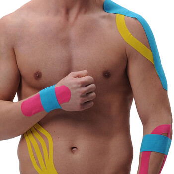 LAC肌肉贴 弹性胶布运动绷带 背部脚部腹部防水拉伤酸痛贴胶带 肤色