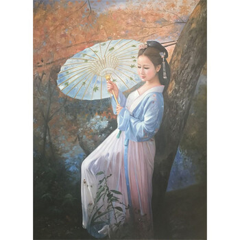 《花开富贵》  布面油画06拍卖已结束黄晓玉 《优美》  布面油画