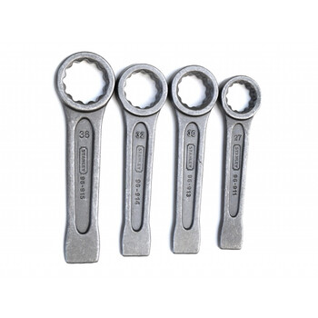 史丹利 梅花敲击扳手单头梅花扳手呆扳手27-120mm 100mm