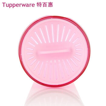 特百惠Tupperware水杯 茶韵杯莹彩随心杯两件套 塑料情侣水杯带杯绳380组合套装 摩登蓝+活力红