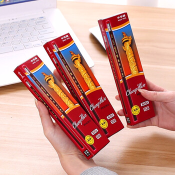 学生铅笔书写hb橡皮头铅笔 学生木制铅笔6151 6151/36支装 送转笔刀