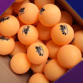 红双喜乒乓球 赛顶新材料一星级d40 训练用乒乓球120只装 赛顶一星