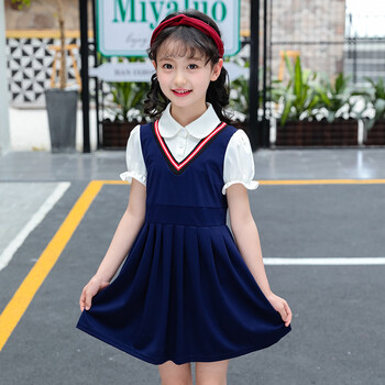 童装女童连衣裙11岁夏装8女童中大童连衣裙9小孩11小学生15夏天女孩