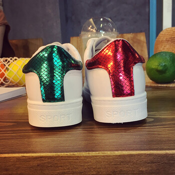 帆布鞋女早春季刺绣板鞋韩版运动学生小白鞋女 鸳鸯色 36